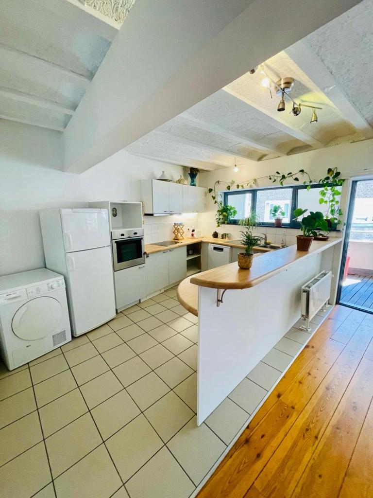 Down Town Oasis-Spacious Loft With Private Parking Брюксел Екстериор снимка
